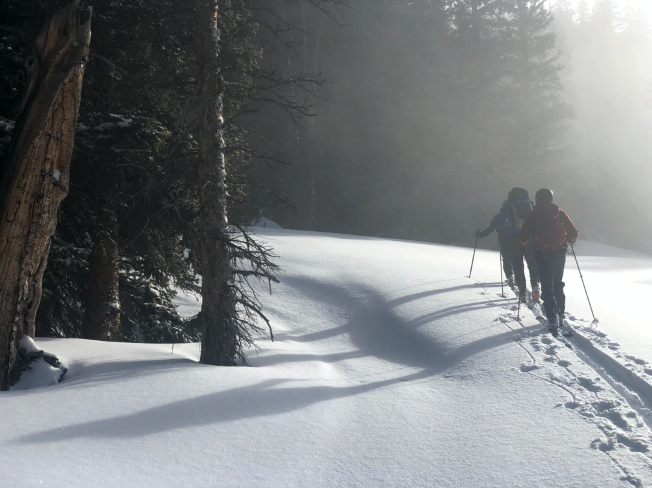 Uphill Skiing