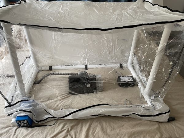 Altitude tent for CPAP machine